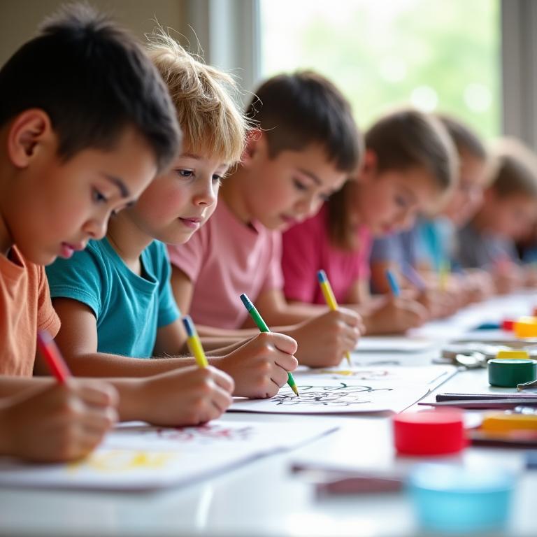 Ateliers scolaires calligraphie