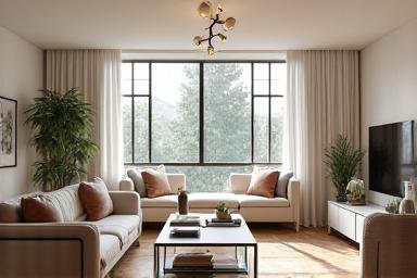 Apartamento terminado con mobiliario moderno